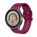 Bracelet montre silicone 40 à 47 mm pour Samsung Galaxy Watch – Couleur du bracelet Wine red A
