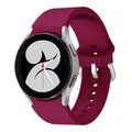 Bracelet montre silicone 40 à 47 mm pour Samsung Galaxy Watch – Couleur du bracelet Wine red