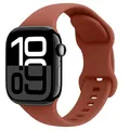 Bracelet montre silicone 40 à 49 mm – Couleur du bracelet Brown red