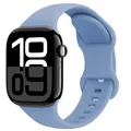 Bracelet montre silicone 40 à 49 mm – Couleur du bracelet Cowboy blue
