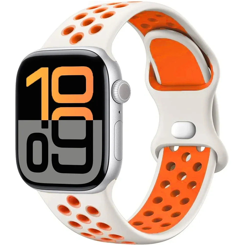 Bracelet montre silicone 40 à 49 mm