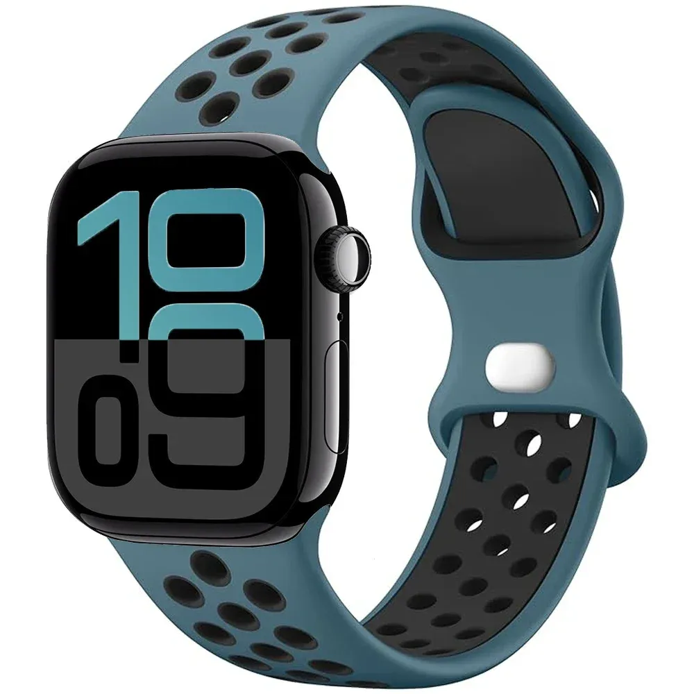 Bracelet montre silicone 40 à 49 mm
