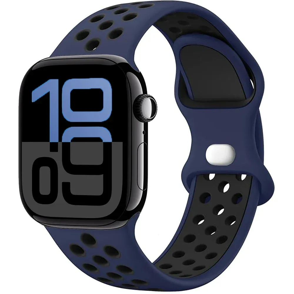 Bracelet montre silicone 40 à 49 mm