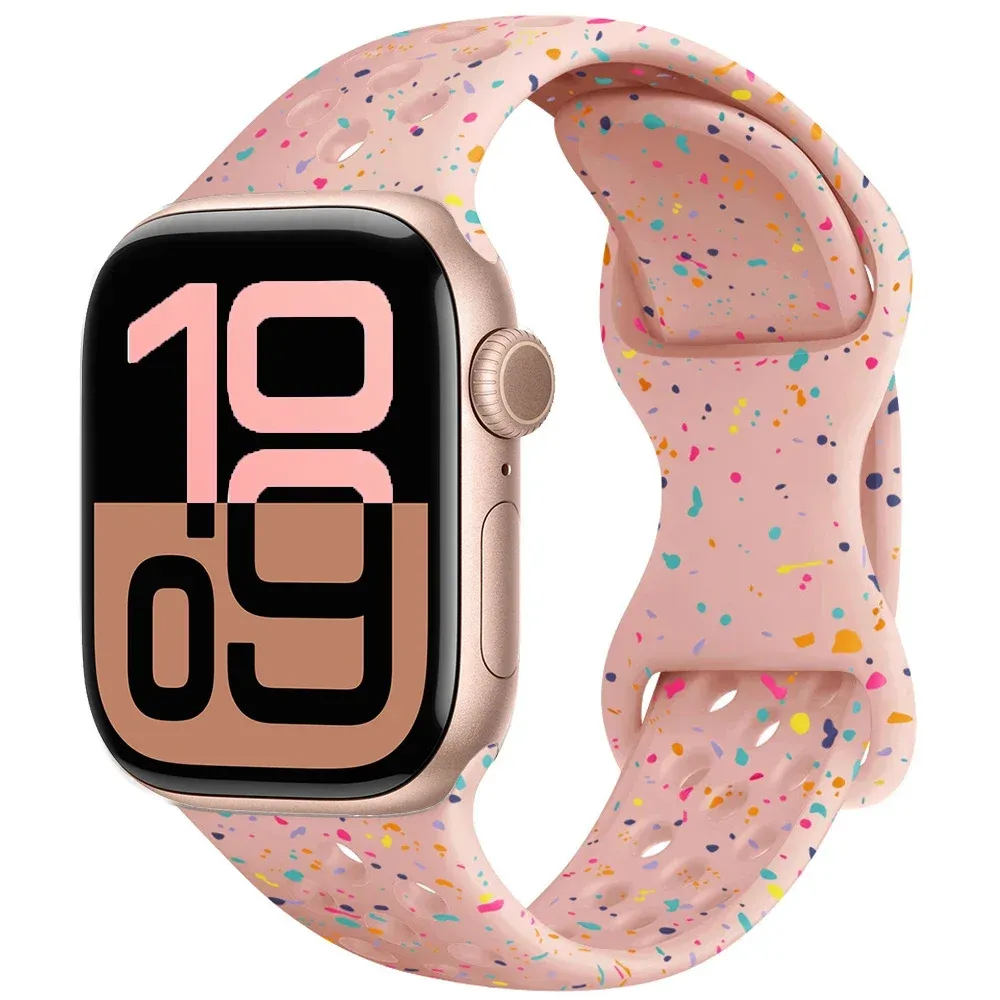Bracelet montre silicone 40 à 49 mm