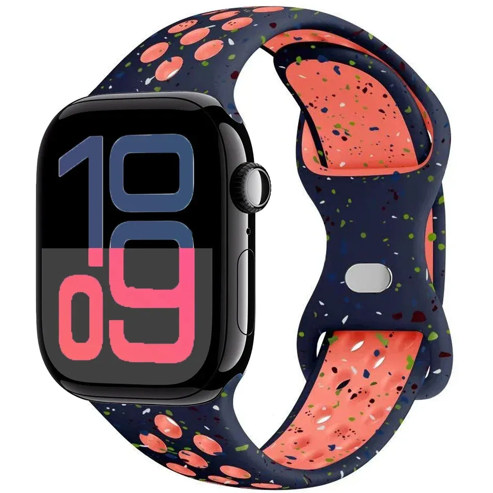 Bracelet montre silicone 40 à 49 mm