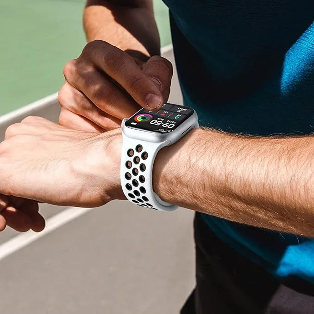 Bracelet montre silicone 40 à 49 mm