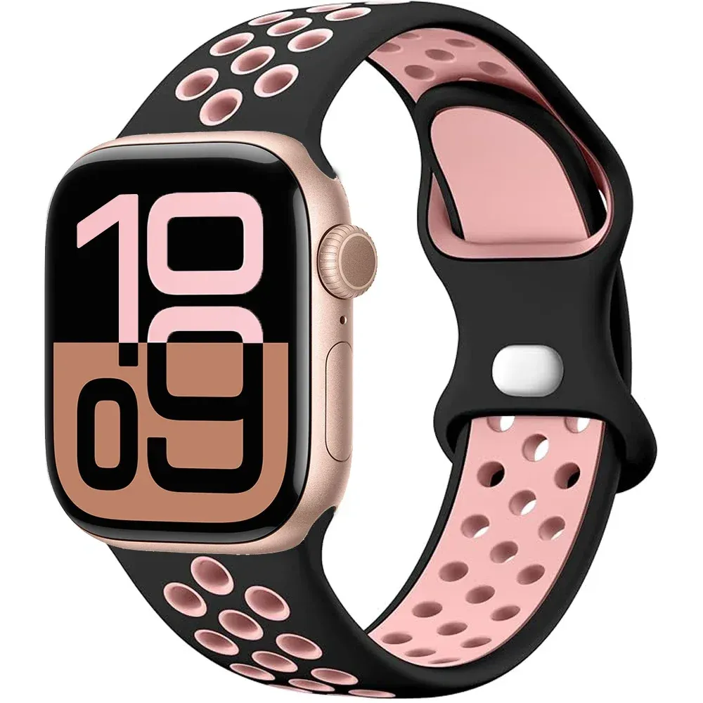 Bracelet montre silicone 40 à 49 mm