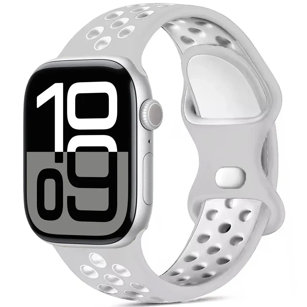 Bracelet montre silicone 40 à 49 mm