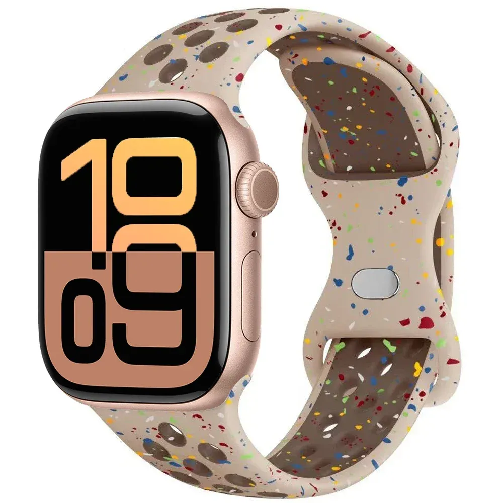 Bracelet montre silicone 40 à 49 mm