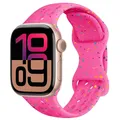 Bracelet montre silicone 40 à 49 mm – Couleur du bracelet Flash Barbie powder
