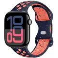 Bracelet montre silicone 40 à 49 mm – Couleur du bracelet Flash Flame blue