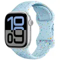 Bracelet montre silicone 40 à 49 mm – Couleur du bracelet Flash Light blue