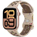 Bracelet montre silicone 40 à 49 mm – Couleur du bracelet Flash Sandstone