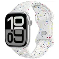 Bracelet montre silicone 40 à 49 mm – Couleur du bracelet Flash White White