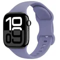 Bracelet montre silicone 40 à 49 mm – Couleur du bracelet Lavender ash