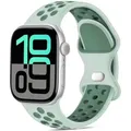 Bracelet montre silicone 40 à 49 mm – Couleur du bracelet Light mint green