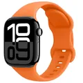 Bracelet montre silicone 40 à 49 mm – Couleur du bracelet Orange