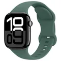 Bracelet montre silicone 40 à 49 mm – Couleur du bracelet Pine needle green