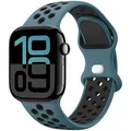 Bracelet montre silicone 40 à 49 mm – Couleur du bracelet Rock blue black