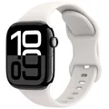 Bracelet montre silicone 40 à 49 mm – Couleur du bracelet Starlight