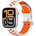 Bracelet montre silicone 40 à 49 mm – Couleur du bracelet Starlight orange