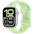 Bracelet montre silicone 40 à 49 mm – Couleur du bracelet Transparent Green