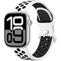Bracelet montre silicone 40 à 49 mm – Couleur du bracelet White black
