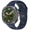 Bracelet montre silicone 47 mm pour Samsung Galaxy Watch Ultra – Couleur du bracelet Midnight Blue