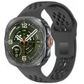 Bracelet montre silicone 47 mm pour Samsung Galaxy Watch Ultra – Couleur du bracelet Black
