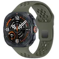 Bracelet montre silicone 47 mm pour Samsung Galaxy Watch Ultra – Couleur du bracelet Deep Green