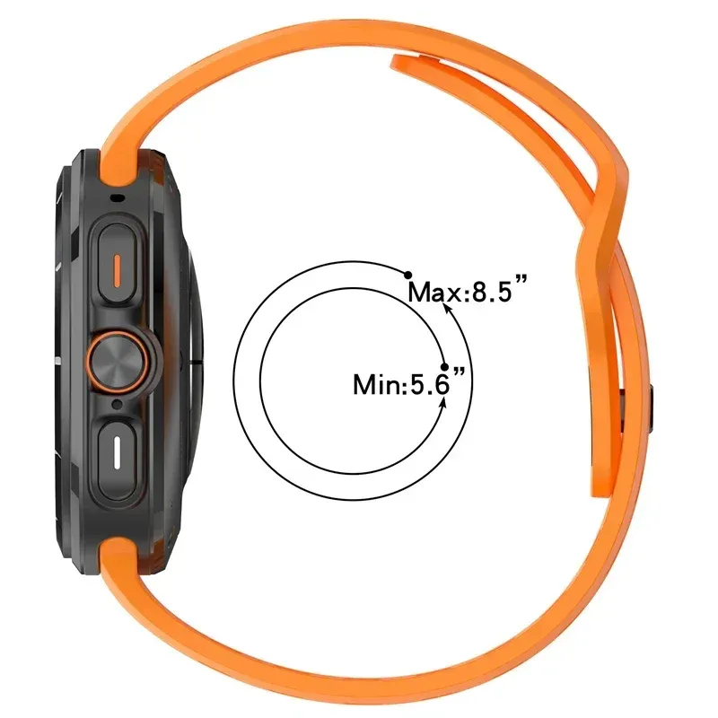 Bracelet montre silicone 47 mm pour Samsung Galaxy Watch Ultra