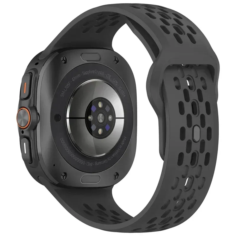 Bracelet montre silicone 47 mm pour Samsung Galaxy Watch Ultra