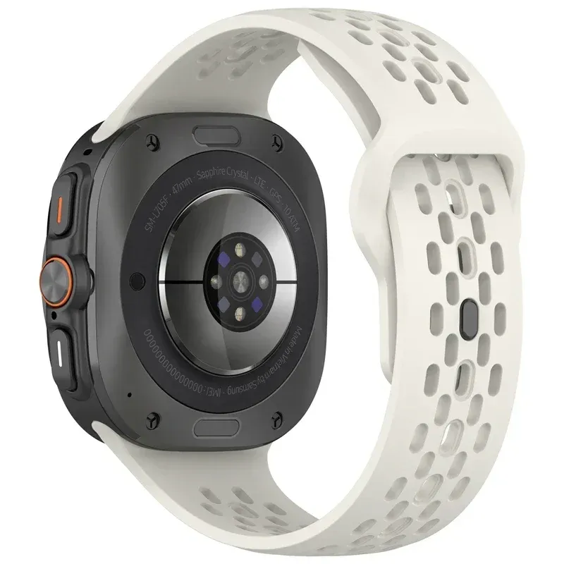 Bracelet montre silicone 47 mm pour Samsung Galaxy Watch Ultra