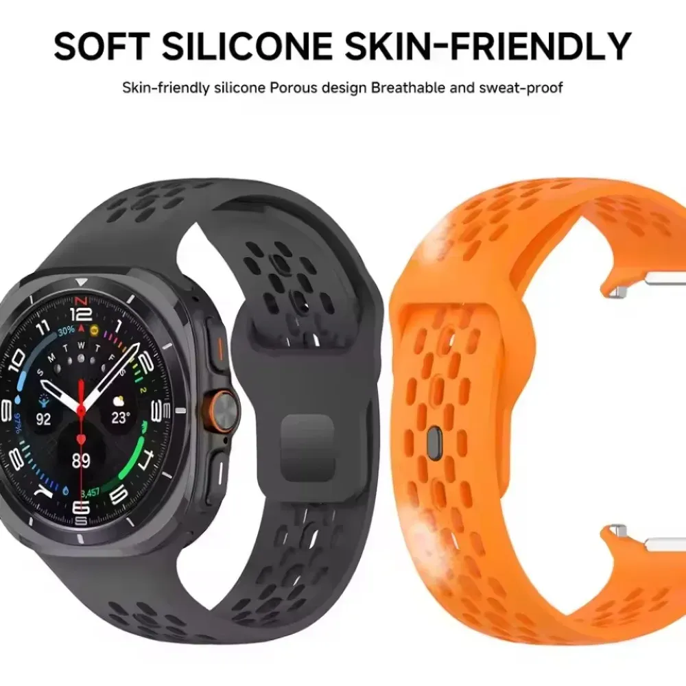 Bracelet montre silicone 47 mm pour Samsung Galaxy Watch Ultra
