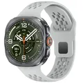 Bracelet montre silicone 47 mm pour Samsung Galaxy Watch Ultra – Couleur du bracelet Light Grey
