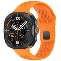 Bracelet montre silicone 47 mm pour Samsung Galaxy Watch Ultra – Couleur du bracelet Orange