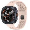 Bracelet montre silicone 47 mm pour Samsung Galaxy Watch Ultra – Couleur du bracelet Pink sand