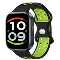 Bracelet montre silicone bicolore – Couleur du bracelet 7 Black Green