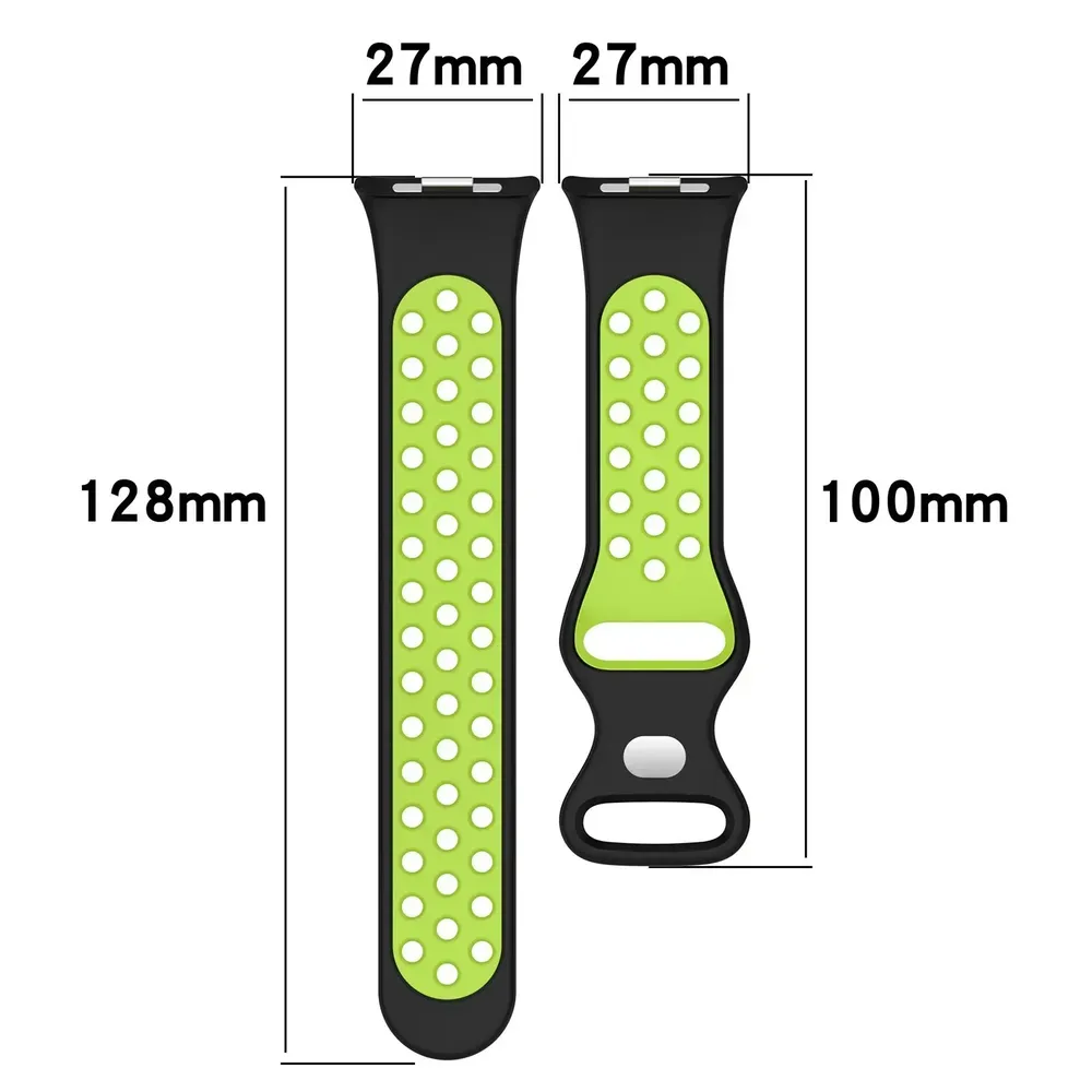 Bracelet montre silicone bicolore