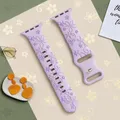 Bracelet montre silicone gravé 38 à 49 mm pour Apple Watch – 3