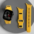 Bracelet montre silicone incliné 40 à 49 mm – Couleur du bracelet blanc argenté (Y)
