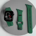 Bracelet montre silicone incliné 40 à 49 mm – Couleur du bracelet DarkGr