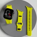 Bracelet montre silicone incliné 40 à 49 mm – Couleur du bracelet Lgr