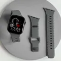 Bracelet montre silicone incliné 40 à 49 mm – Couleur du bracelet Noir Vert (H)