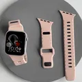 Bracelet montre silicone incliné 40 à 49 mm – Couleur du bracelet Pink