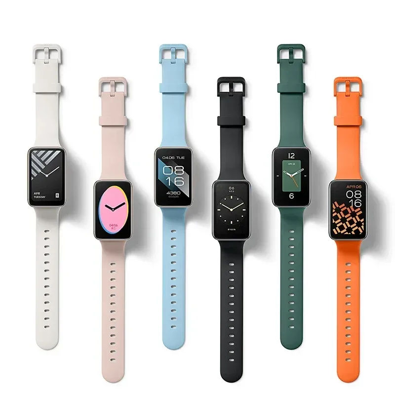 Bracelet montre silicone liquide Mi Band 7 Pro