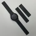 Bracelet montre silicone magnétique 20 à 22 mm – Couleur du bracelet Black
