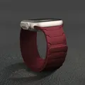 Bracelet montre silicone magnétique 38 à 49 mm pour Apple Watch – Couleur du bracelet 05 wine red