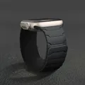 Bracelet montre silicone magnétique 38 à 49 mm pour Apple Watch – Couleur du bracelet 07 black
