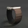 Bracelet montre silicone magnétique 38 à 49 mm pour Apple Watch – Couleur du bracelet 16 Chocolate black